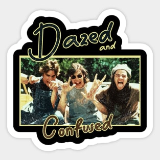 Dazed And Confused squad classic retro Sticker